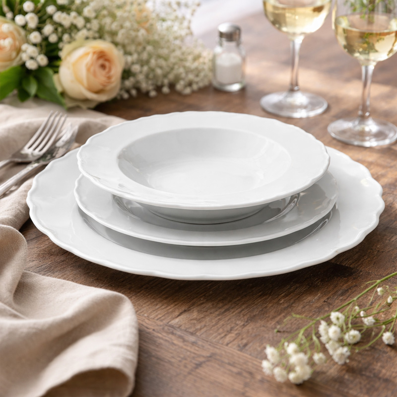 Assiette plate 'Marguerite'