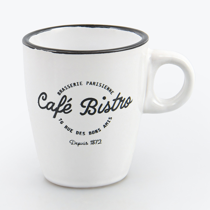 Mini mug 'Café Bistro' blanc 21cl