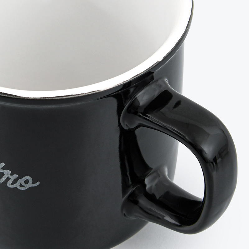 Mug droit 'Café Bistro' noir 44cl