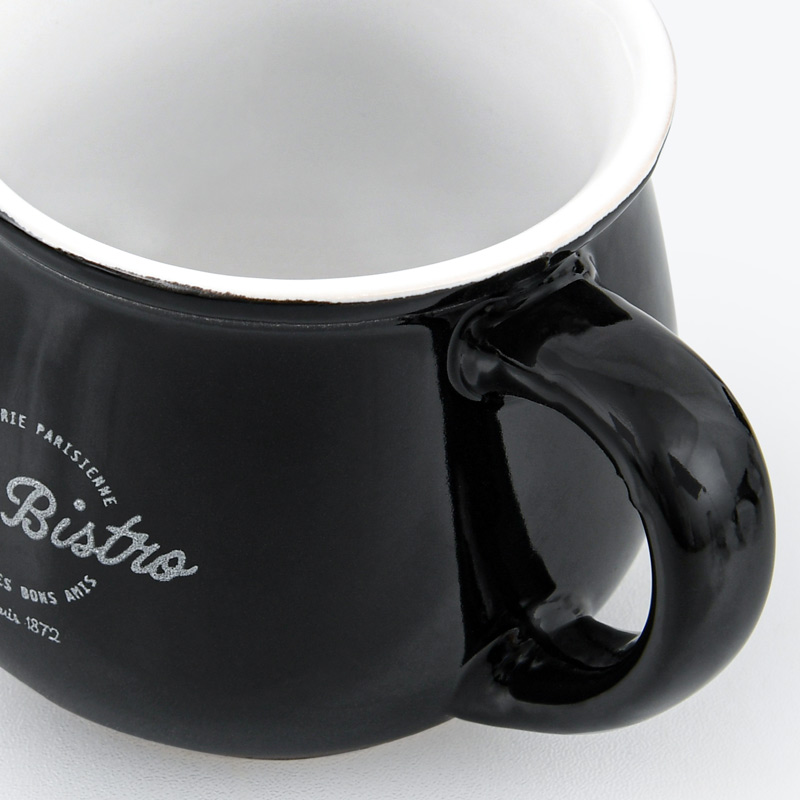 Tasse bombée 'Café Bistro' 20cl