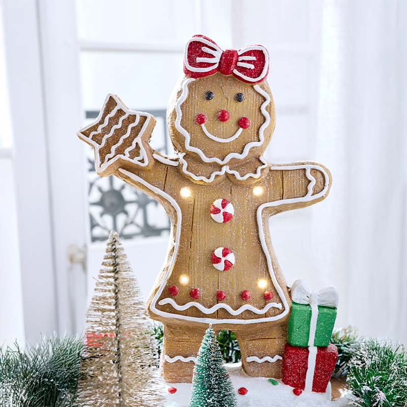 Pain d'épices fille à LED 