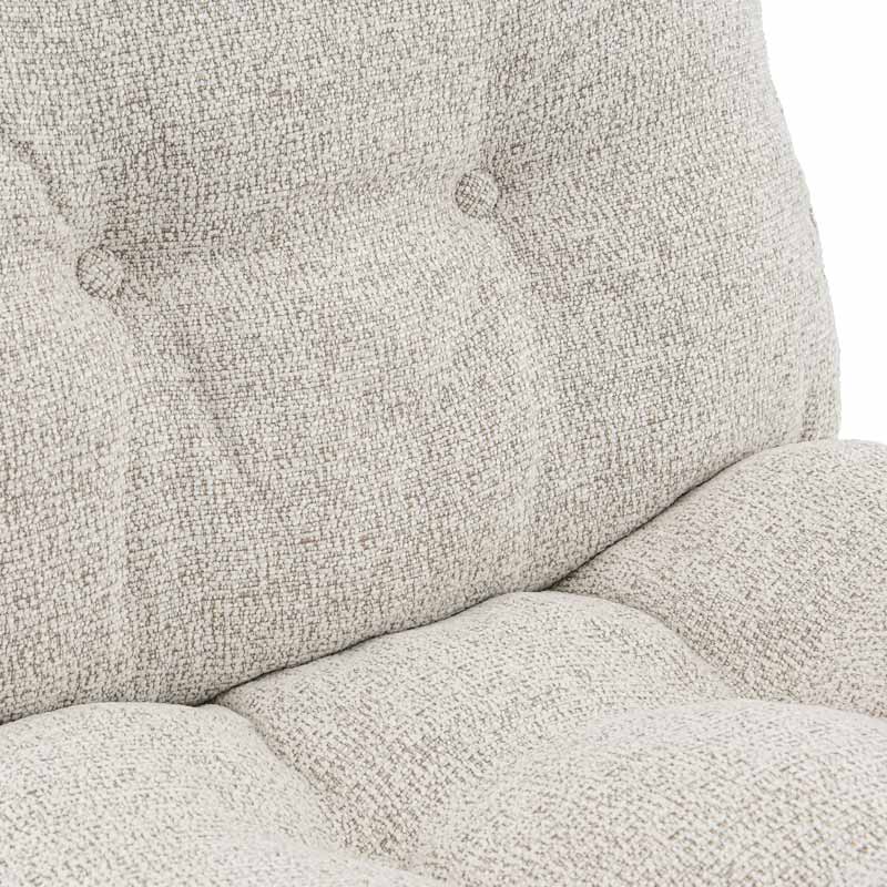 Fauteuil pivotant 'Owen' beige 