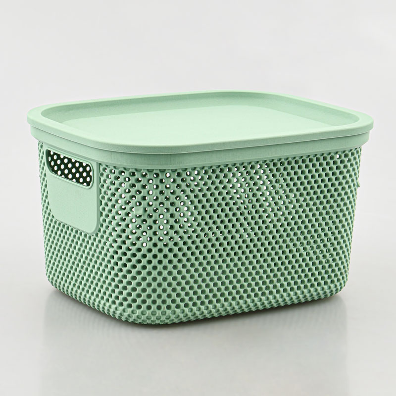 Boîte de rangement 'Nickel' avec couvercle 