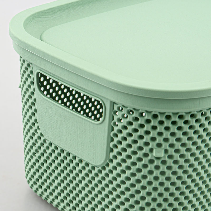 Boîte de rangement 'Nickel' avec couvercle 