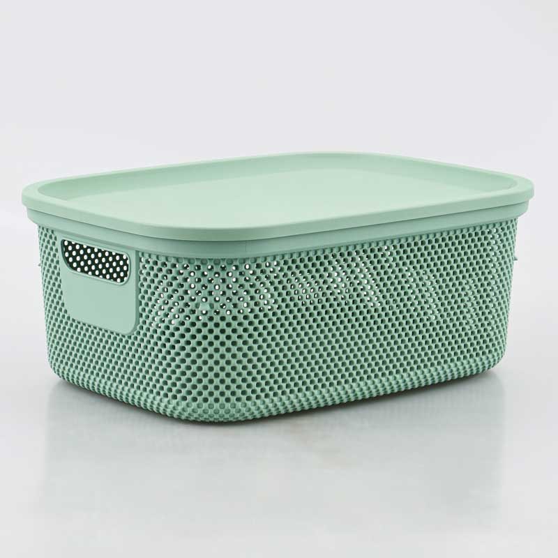 Boîte de rangement 'Nickel' avec couvercle 