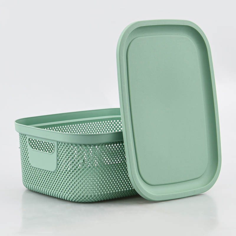 Boîte de rangement 'Nickel' avec couvercle 