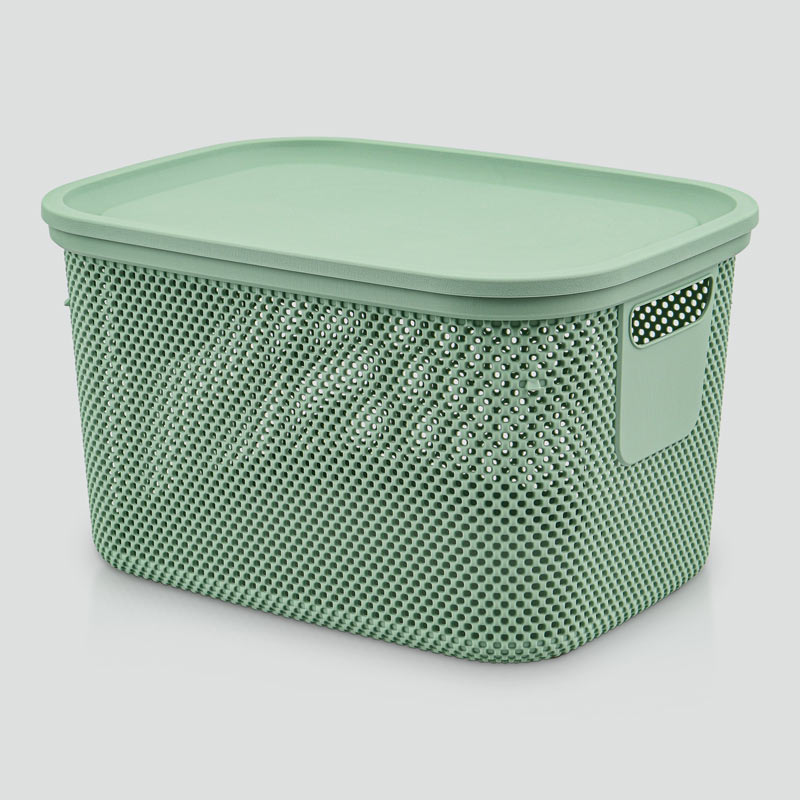 Boîte de rangement 'Nickel' avec couvercle