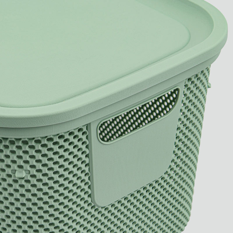 Boîte de rangement 'Nickel' avec couvercle