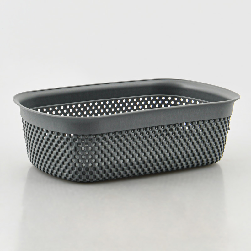 Panier 'Nickel' gris anthracite