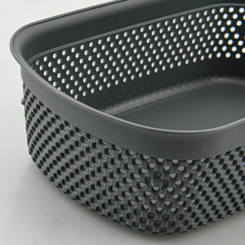 Panier 'Nickel' gris anthracite