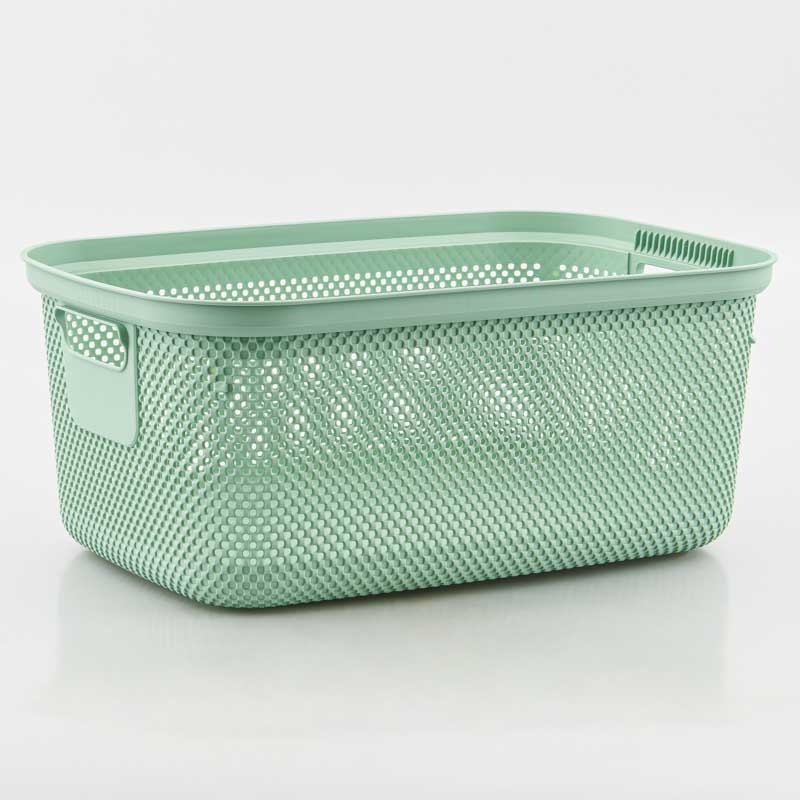 Panier à linge 'Nickel' vert