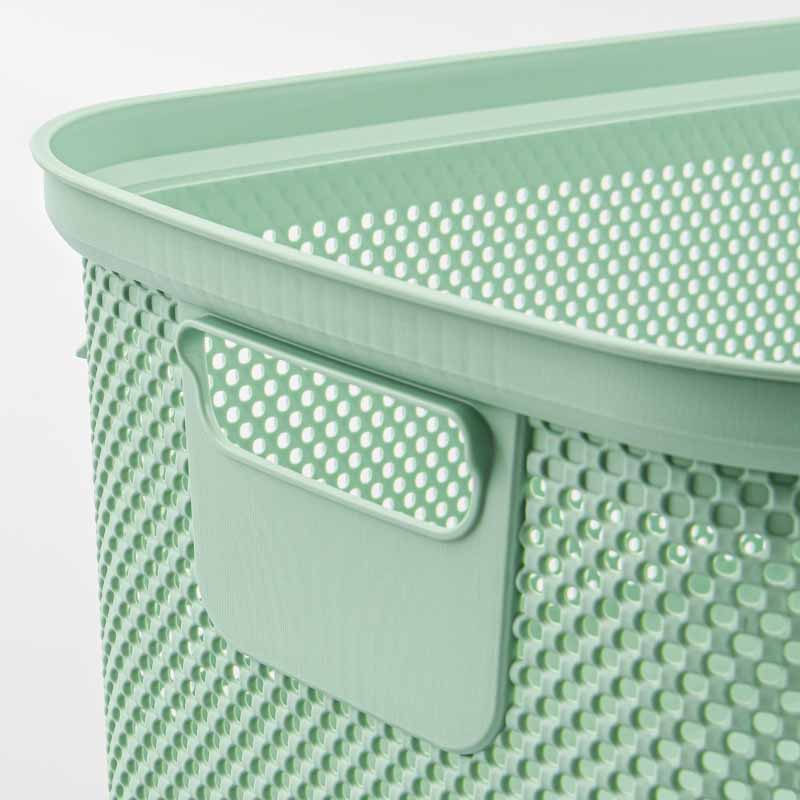 Panier à linge 'Nickel' vert