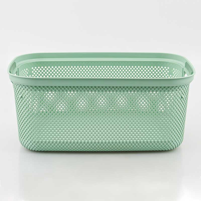 Panier à linge 'Nickel' vert