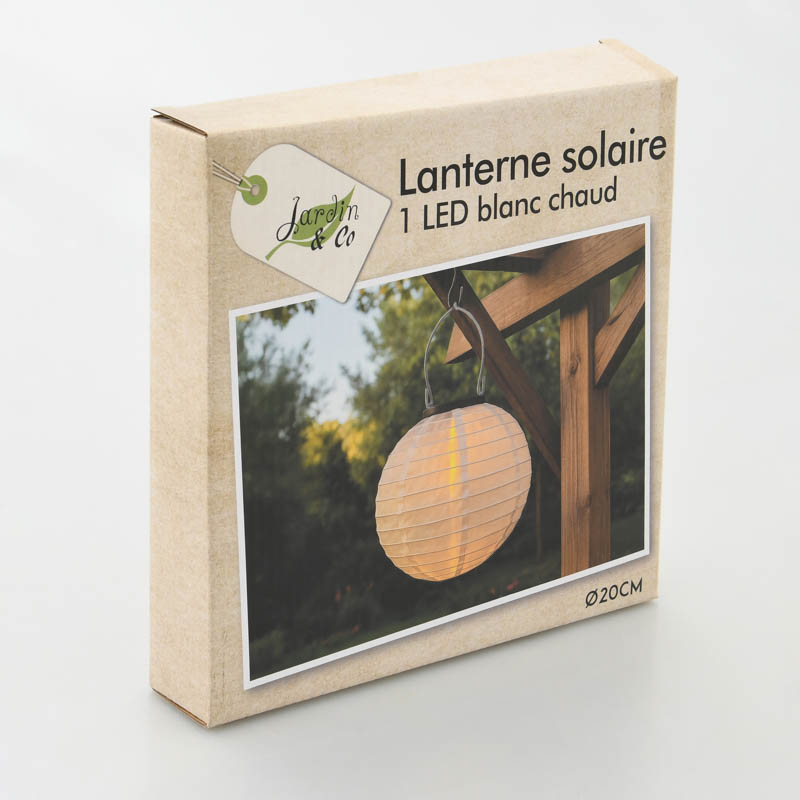 Lanterne solaire à suspendre