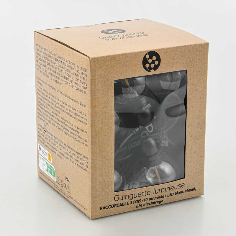 Guirlande lumineuse 'Guinguette' 10 ampoules 