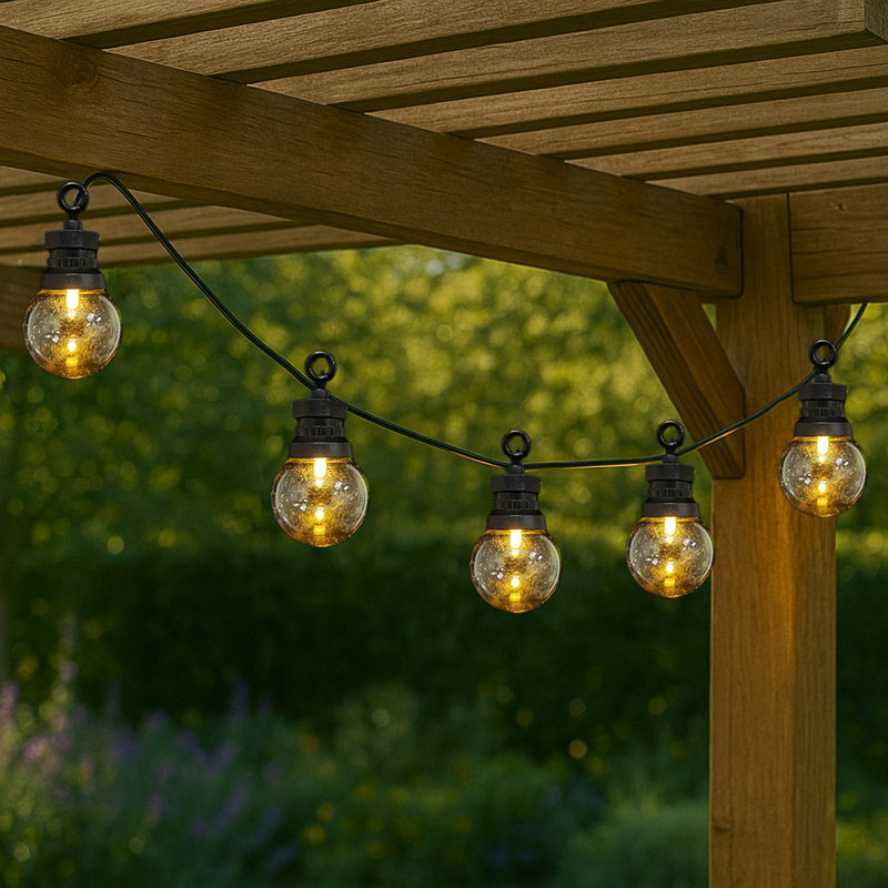 Guirlande solaire lumineuse 'Guinguette' 