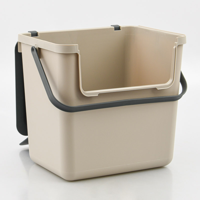 Poubelle de tri 'Loops' taupe