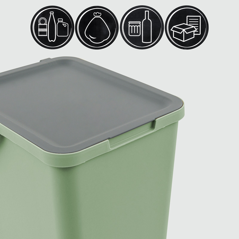 Poubelle de tri 'Loops' vert