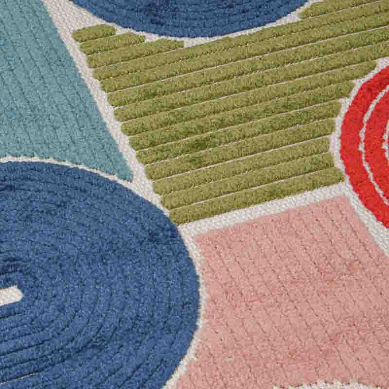 Tapis rectangulaire tissé 'Manny' décor pont 