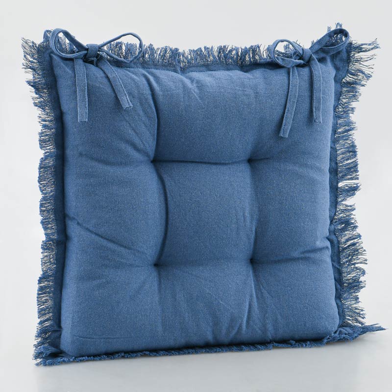 Dessus de chaise 'Aelis' bleu 