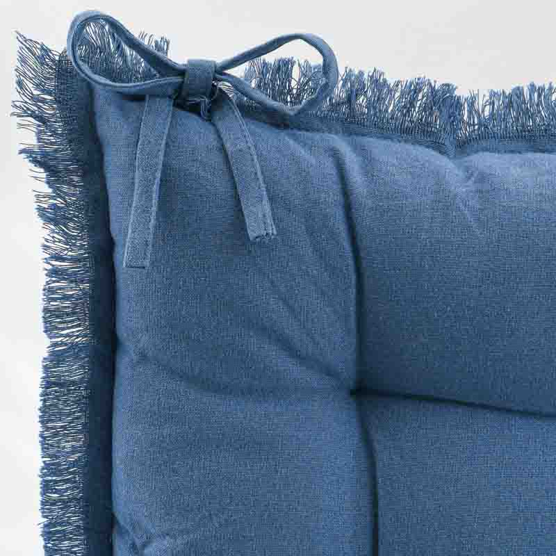 Dessus de chaise 'Aelis' bleu 