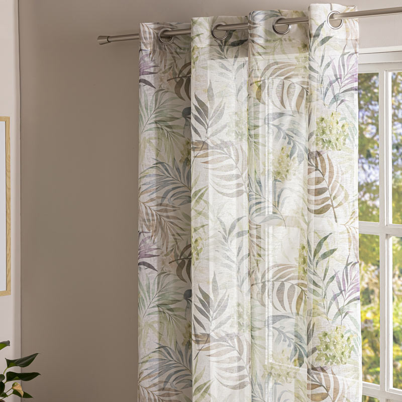 Voilage imprimé floral 'Melissandre'