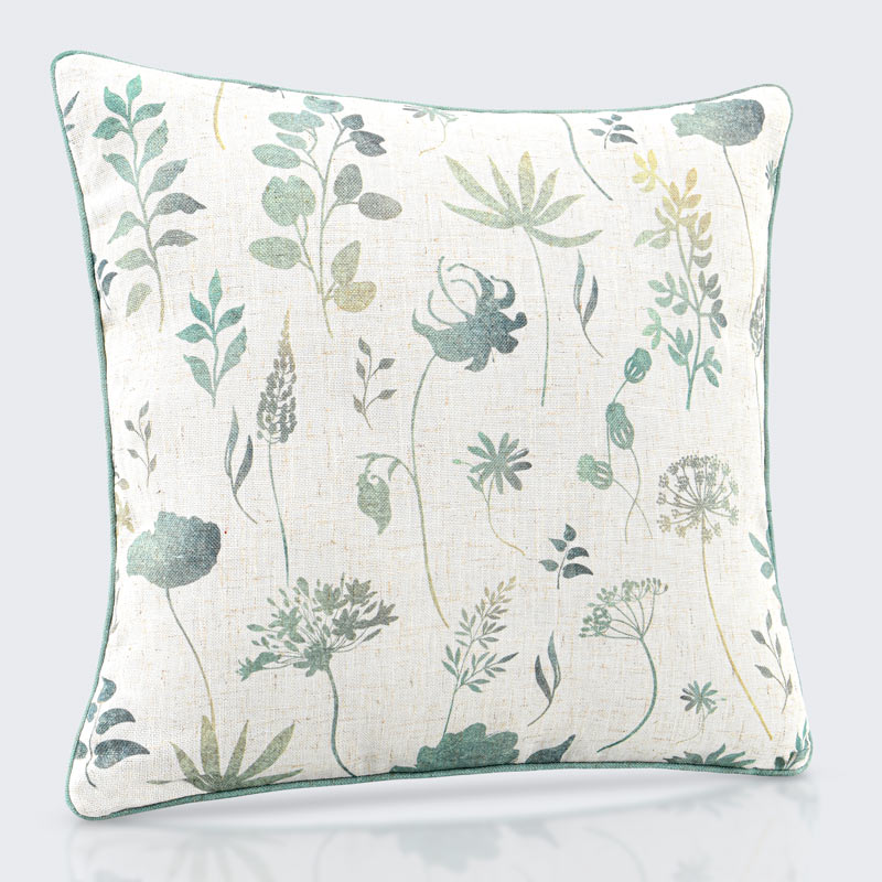 Coussin 'Chevrefeuille' imprimé floral 