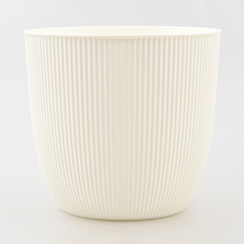 Cache-pot 'Iris' ivoire 1,4L