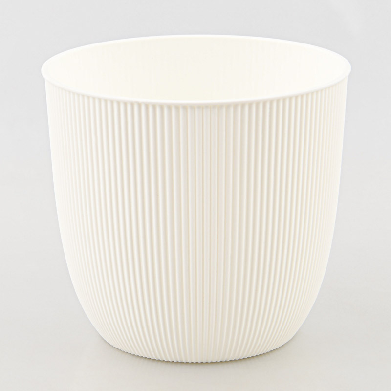 Cache-pot 'Iris' ivoire 2,1L