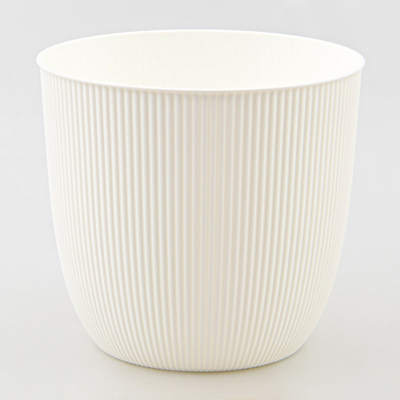 Cache-pot 'Iris' ivoire 3,6L