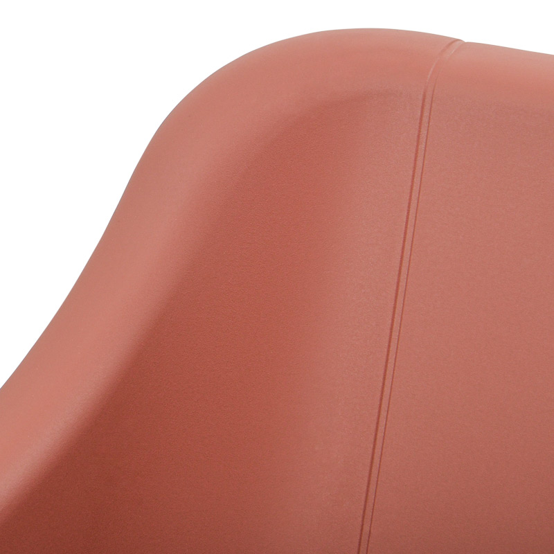 Fauteuil monobloc 'Nuvola' terracotta