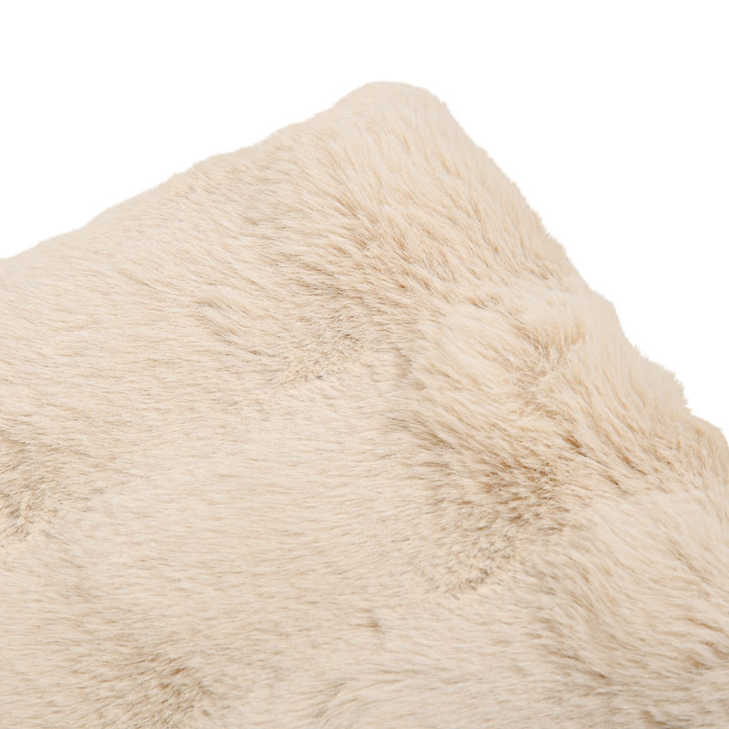 Tapis imitation fourrure 'Mountains' beige