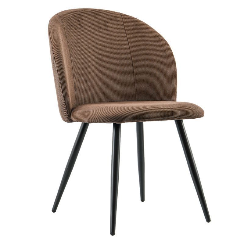 Chaise 'Amelia' marron