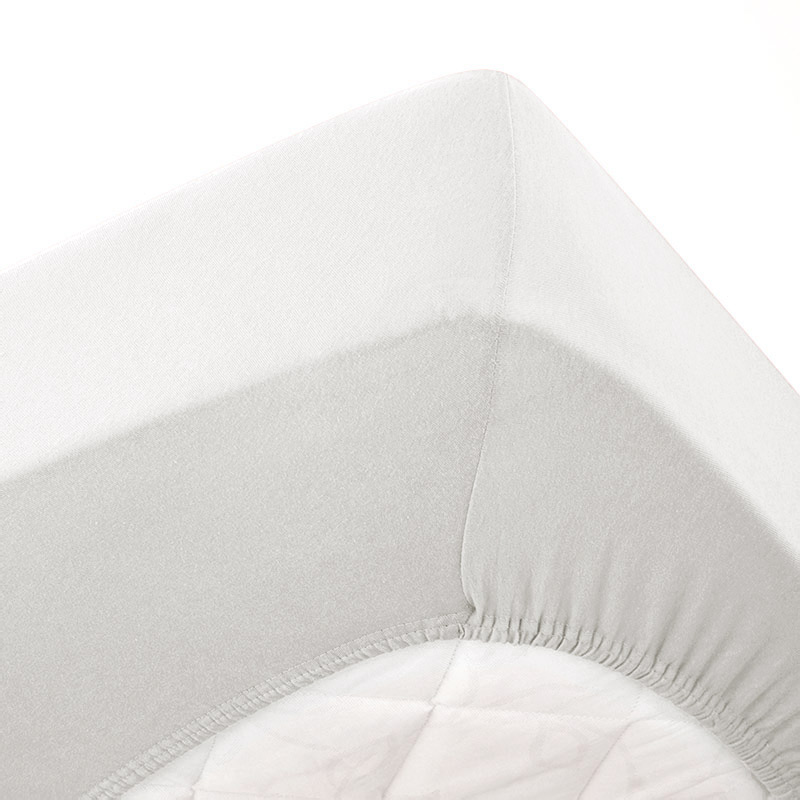 Drap housse jersey blanc pour lit articulé