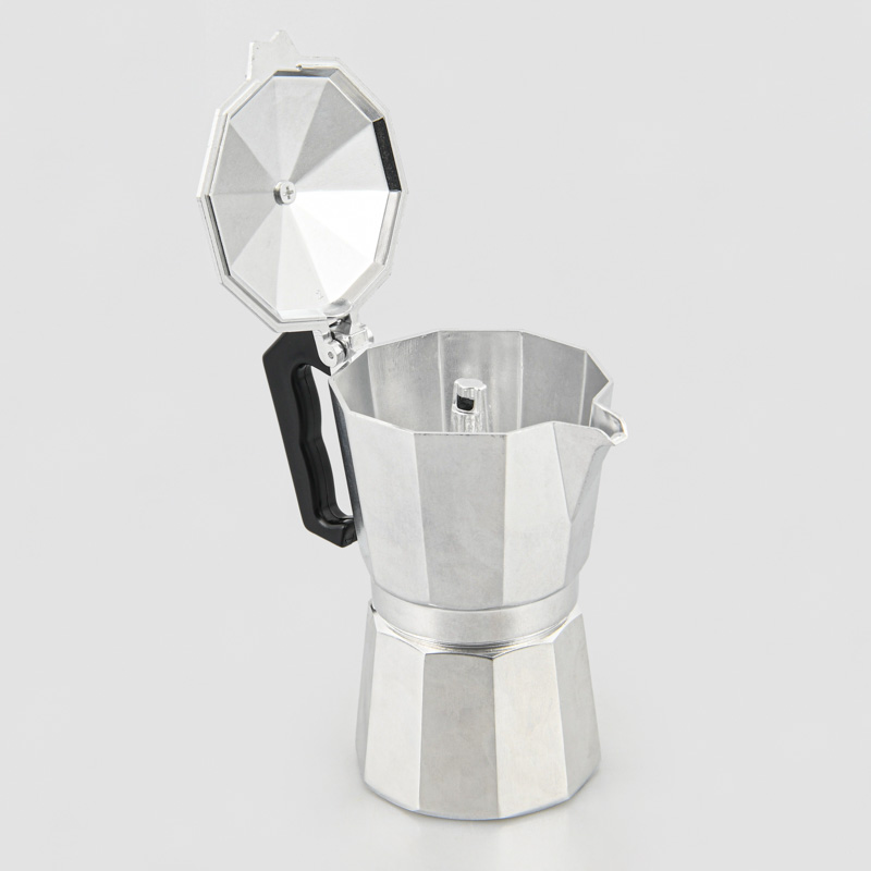 Cafetière italienne couleur aluminium 25cl 