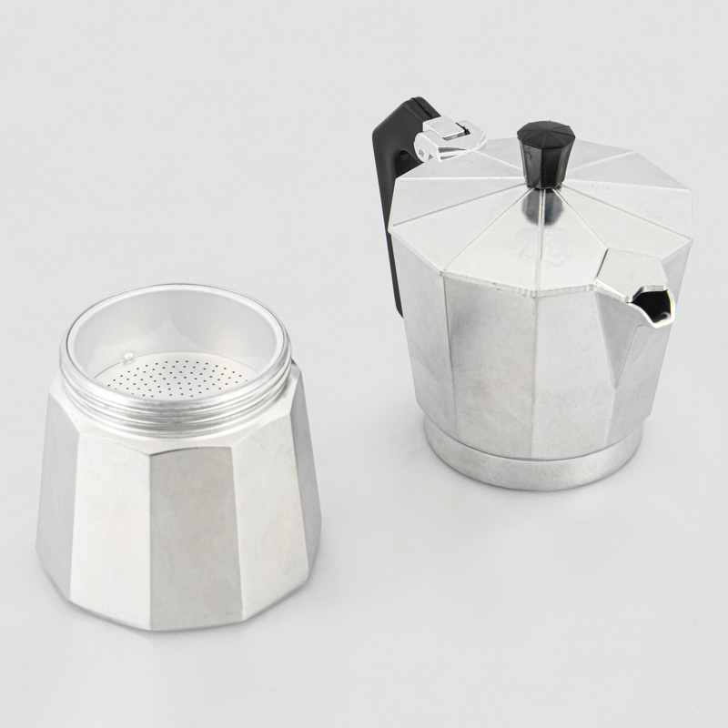 Cafetière italienne couleur aluminium 25cl 