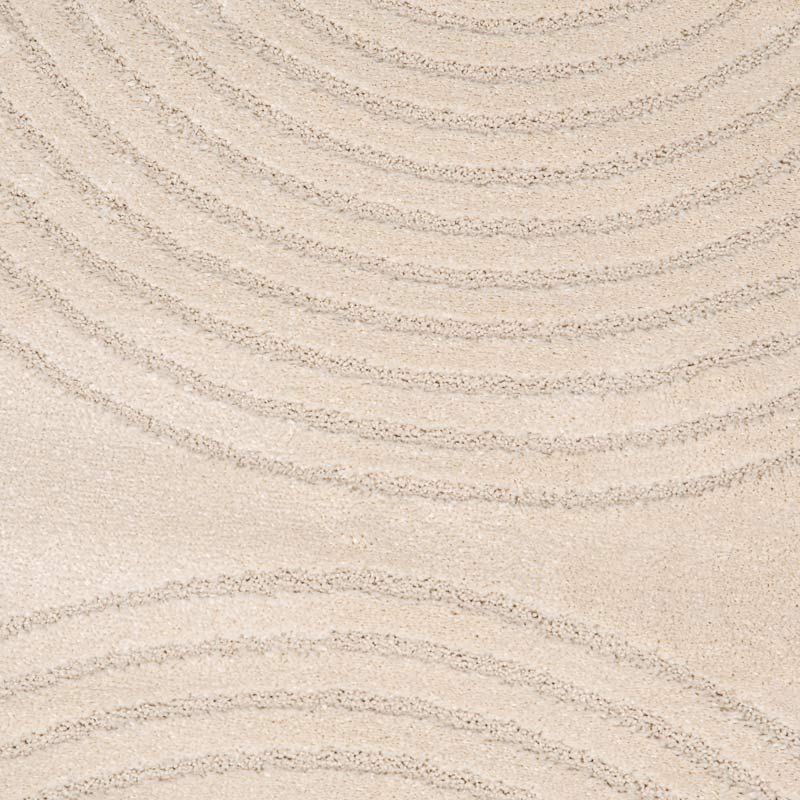 Tapis motifs arches 'Ness' crème