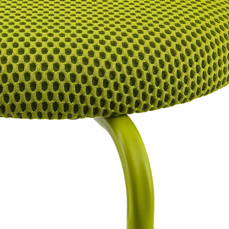 Tabouret 'Retronova' nid d'abeille vert