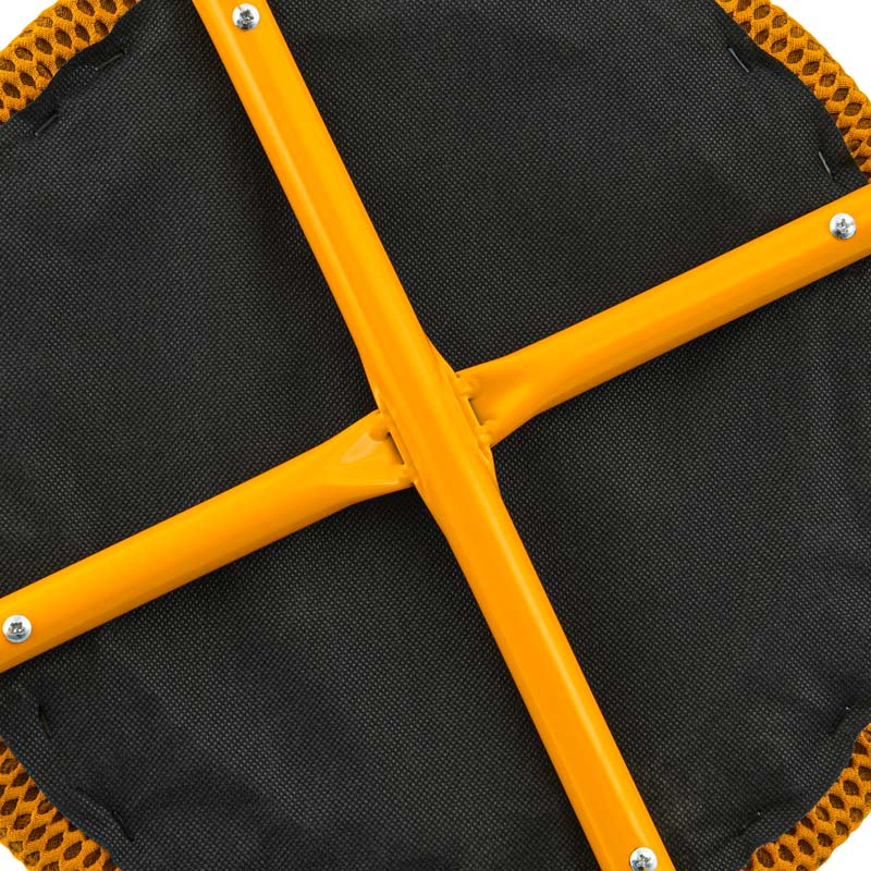 Tabouret 'Retronova' nid d'abeille jaune