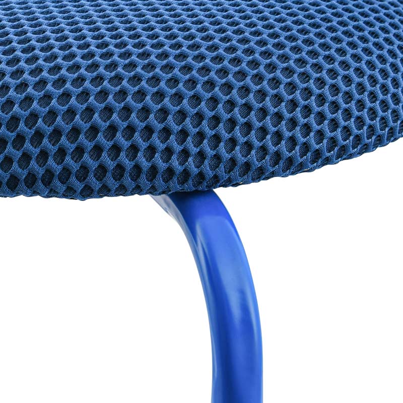 Tabouret 'Retronova' nid d'abeille bleu