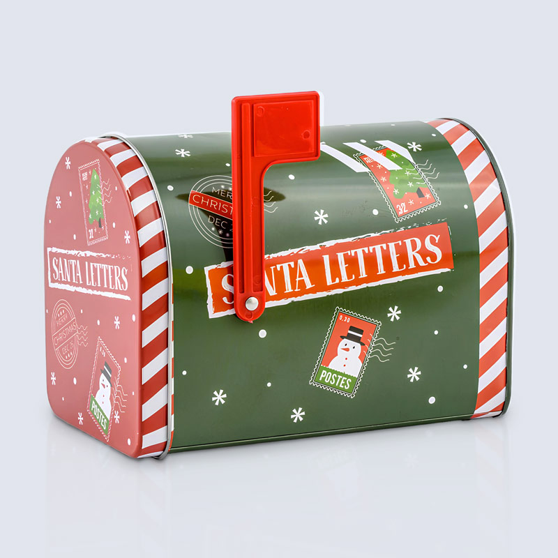 Boite à lettre 'Père-Noël' verte 