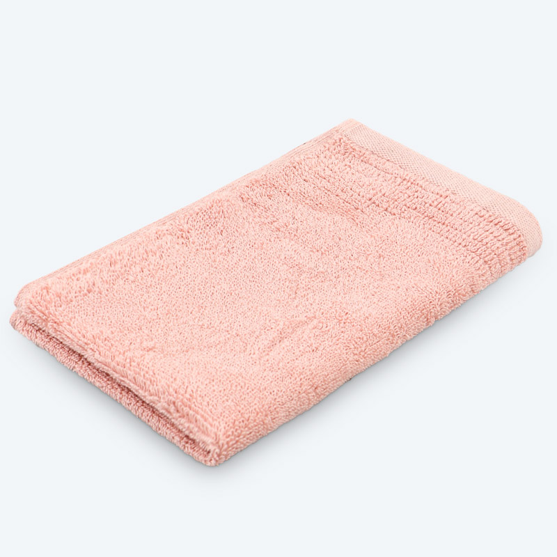 Serviette invité 'Mara' rose