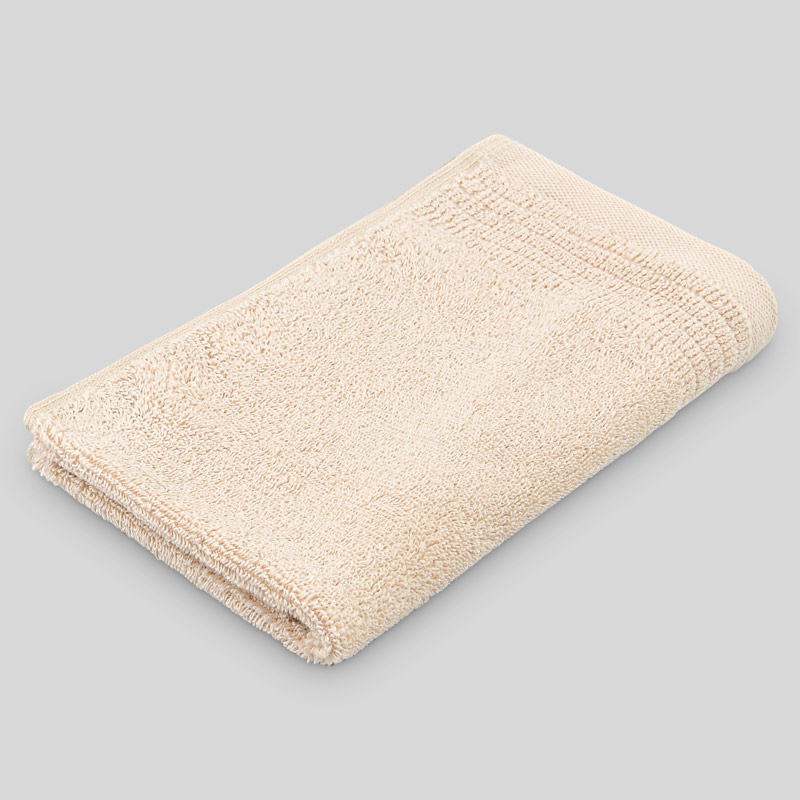 Serviette invité 'Mara' taupe