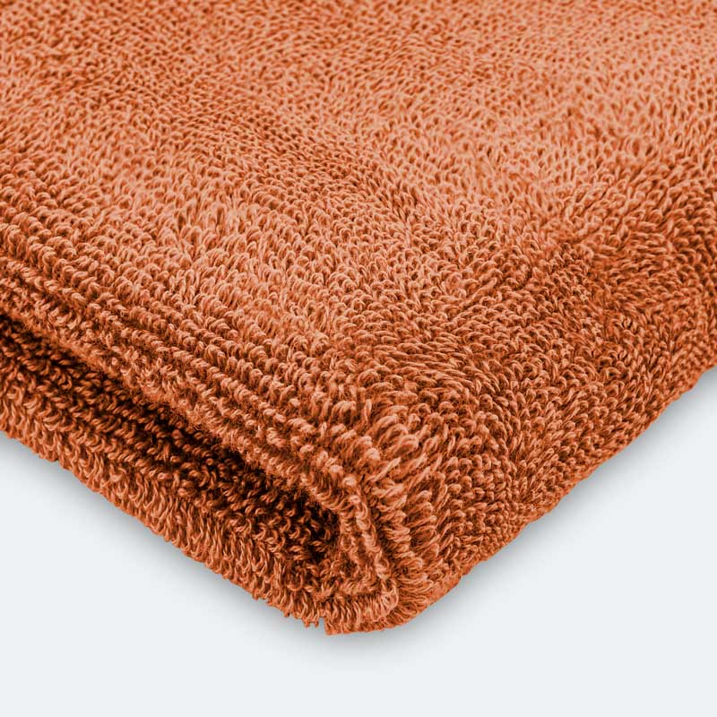 Serviette invité 'Mara' terracotta