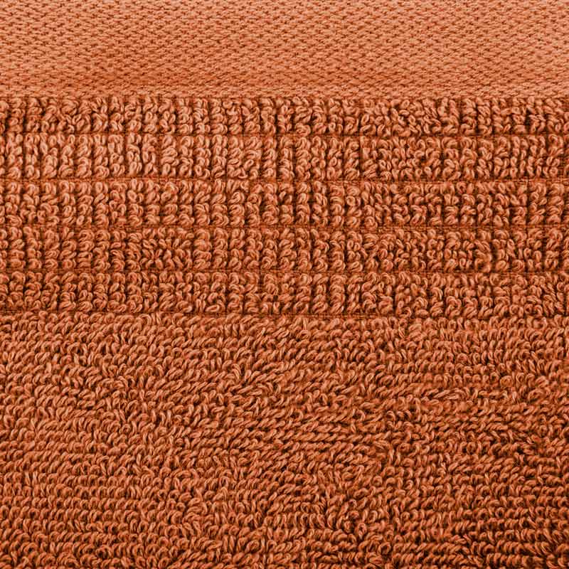 Serviette invité 'Mara' terracotta