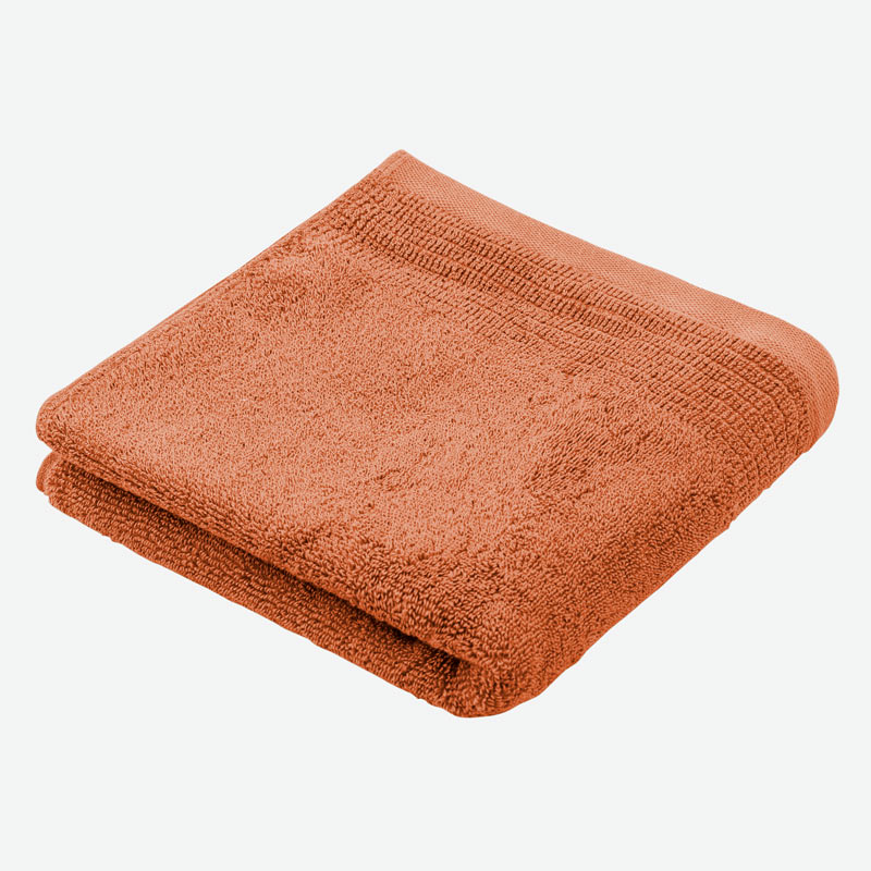 Serviette 'Mara' couleur terracotta