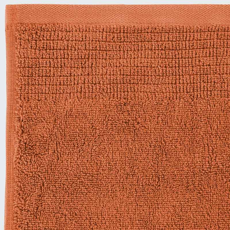 Drap de bain 'Mara' couleur terracotta