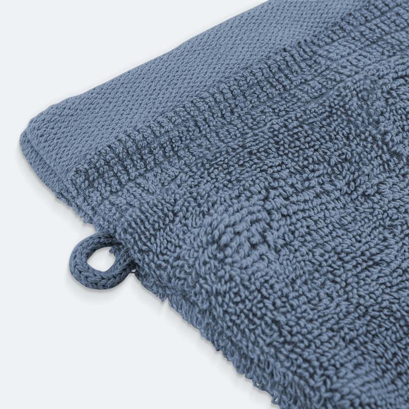 Lot de 2 gants de toilette 'Mara' bleu