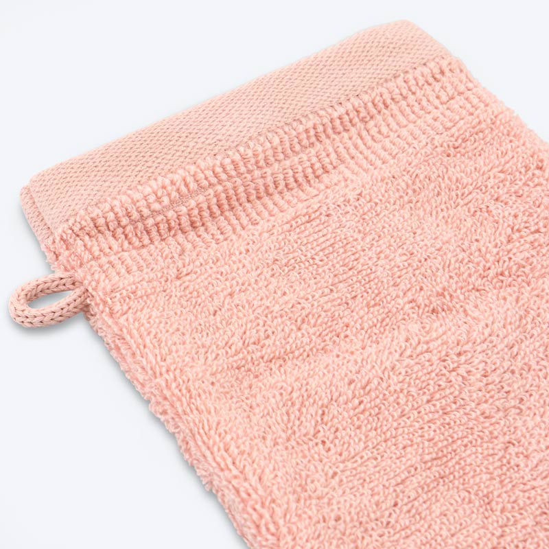 Lot de 2 gants de toilette 'Mara' rose