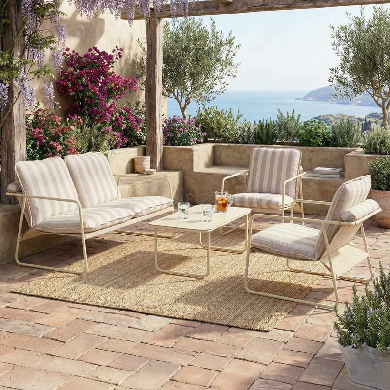 Salon de jardin 4 pièces 'Amalfi' 